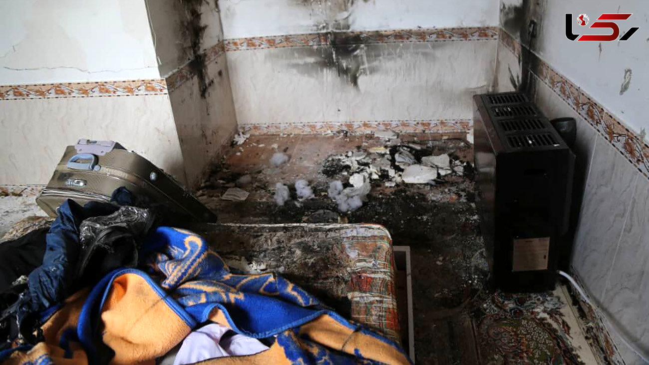 زنده زنده سوختن مرد اهوازی در انفجار گاز + عکس
