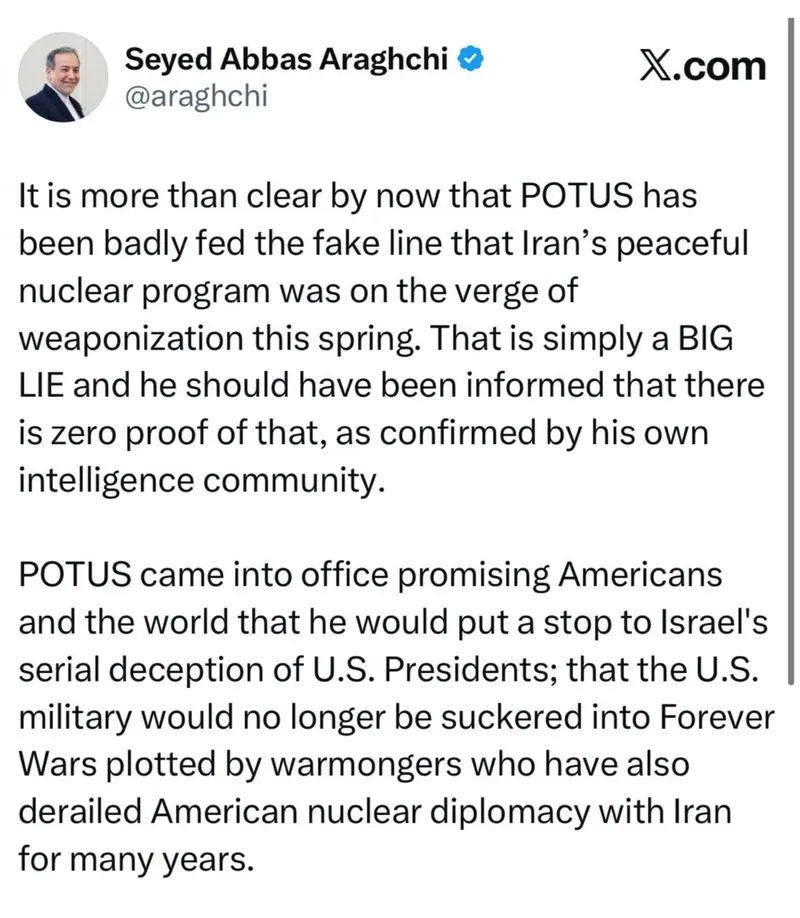 Araghchi Responds to Trump2