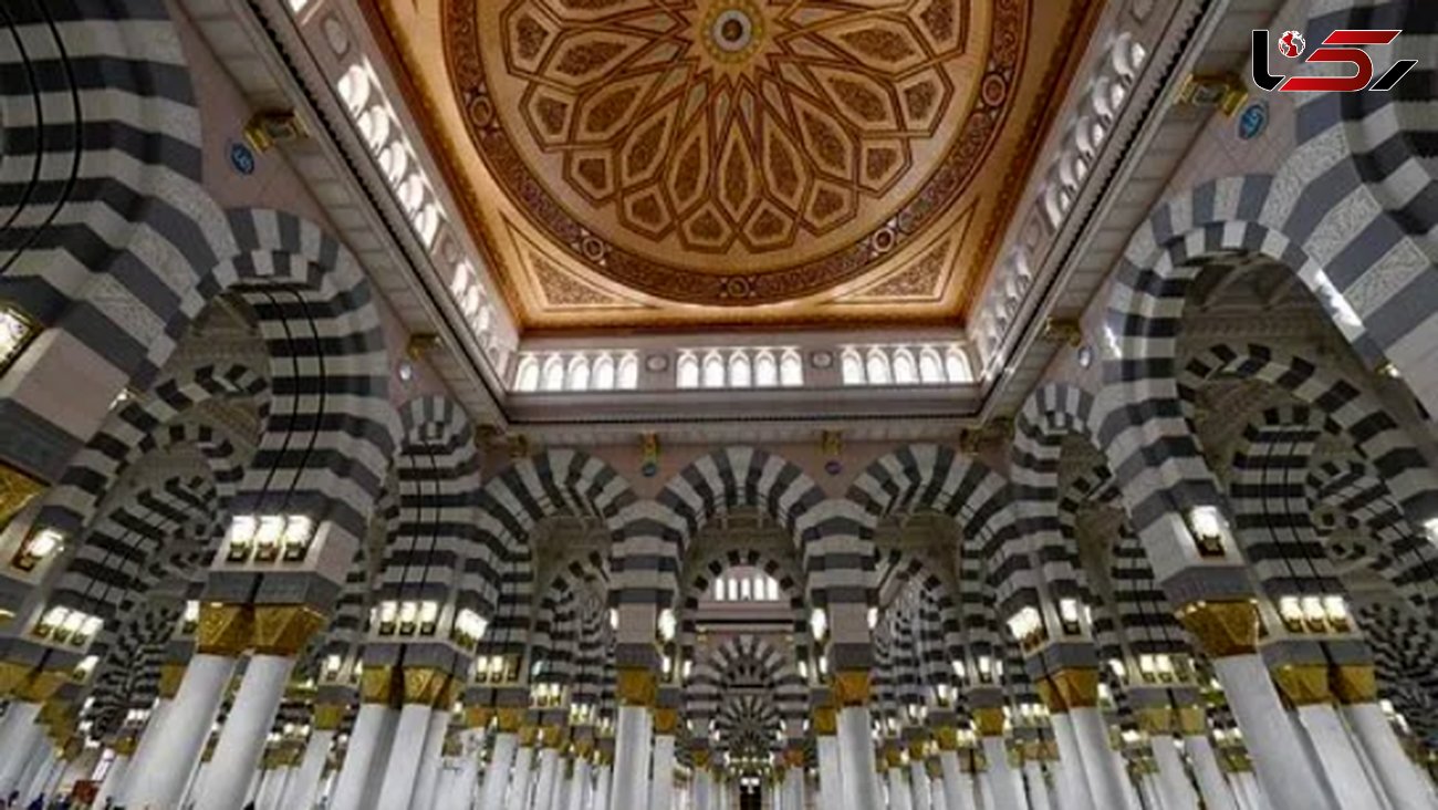 فیلم/ سقف متحرک مسجدی در مدینه عربستان 