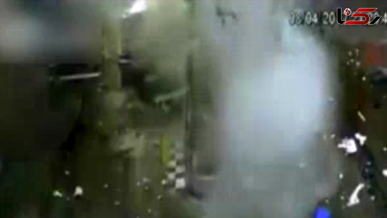انفجار در پمپ گاز سقف خودروی شاسی بلند را کند و یک زن را کشت! + فیلم