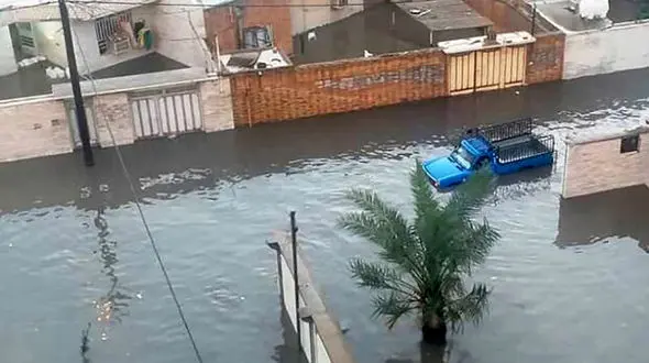  خانه‌های اهوازی ها  زیر آب رفت + تصاویر