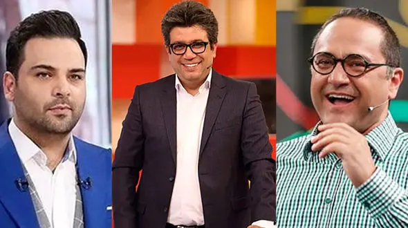 رامبد جوان و احسان علیخانی در مقابل "بمب " رضا رشیدپور + عکس 