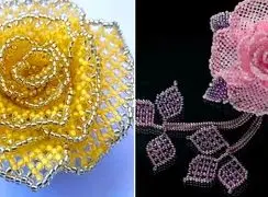 خلاقیت و آرامش در منجوق بافی: معرفی 15 مدل گل تزئینی خاص