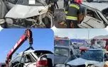یک فوتی و دو نفر مصدوم بر اثر تصادف چند دستگاه خودرو در اتوبان خلیج فارس.
