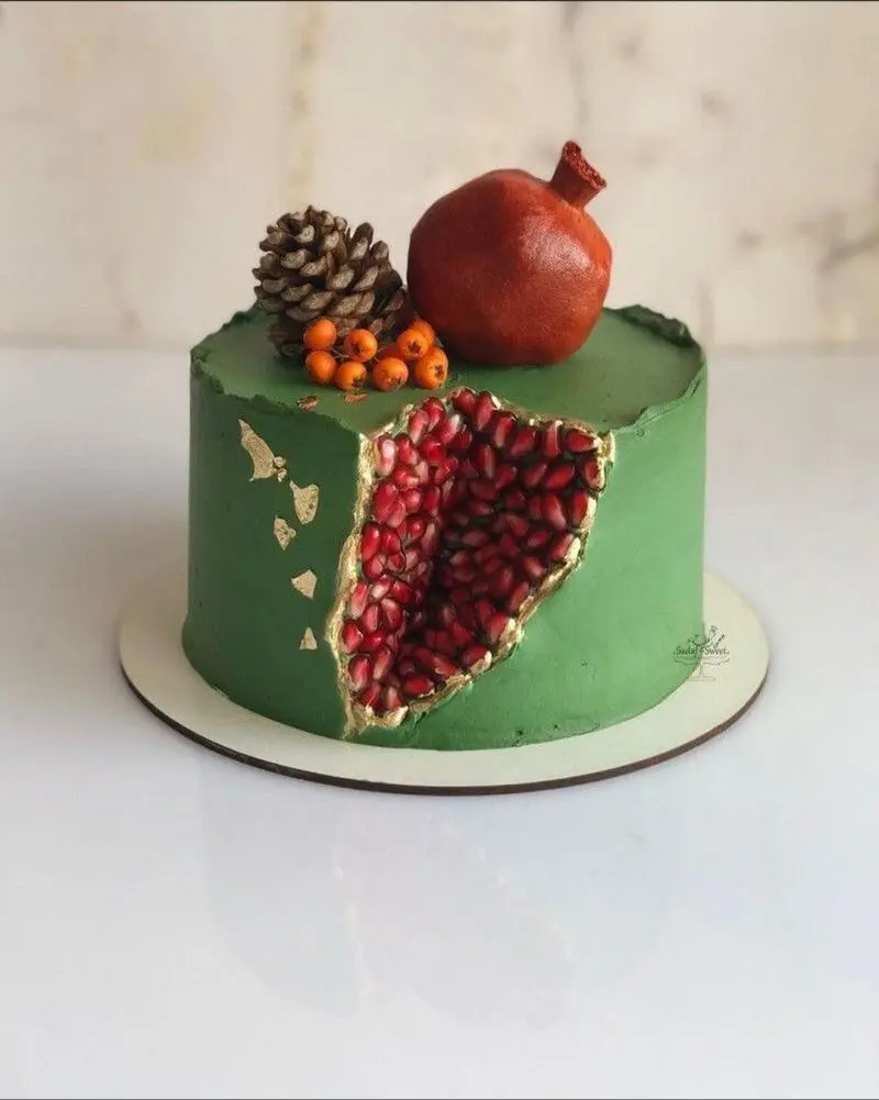 مدل کیک شب یلدا | 30 مدل کیک شب یلدا ۱۴۰۴ برای عروس و مهمانی که میز یلداتو لاکچری و دیدنی میکنه!