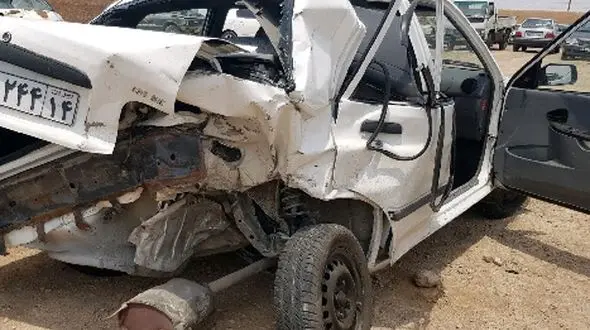 تصادف مرگبار پراید در قزوین: 3 کشته و 2 مصدوم