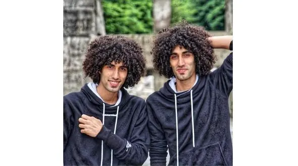 ماسک عجیب  دوقلوهای مو فرفری «پایتخت» +عکس