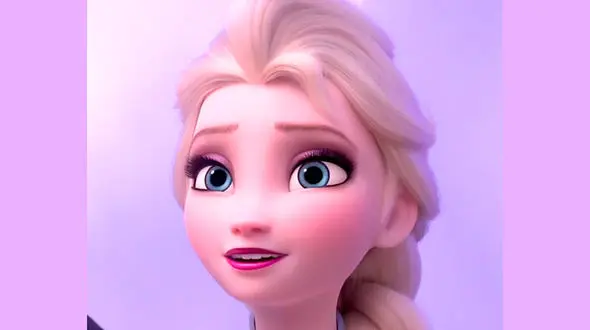 شباهت دختر ایرانی به زیباترین دختر کارتونی / من السا هستم! 