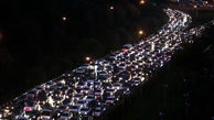 ترافیک سنگین دیشب در جاده‌های خروجی گیلان