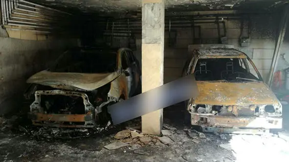 آتش سوزی شدید یک آپارتمان در فاز 4 + عکس