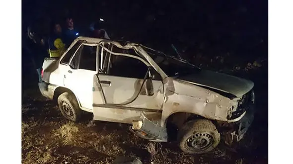 تصادف مرگبار پژو پارس و پراید در محور بافت به ارزوئیه