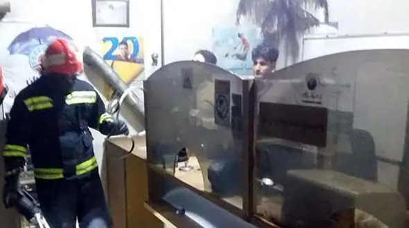 انفجار در پست بانک کردستان ! + عکس