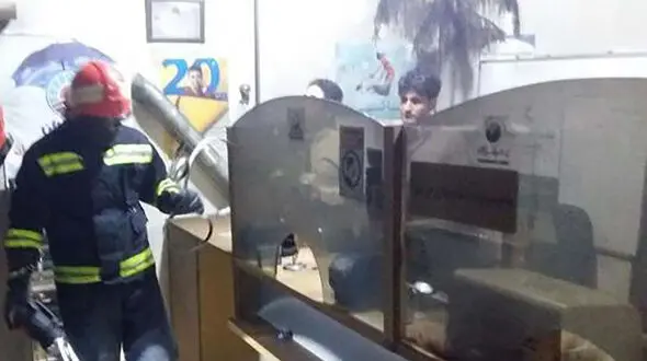 انفجار در پست بانک کردستان ! + عکس