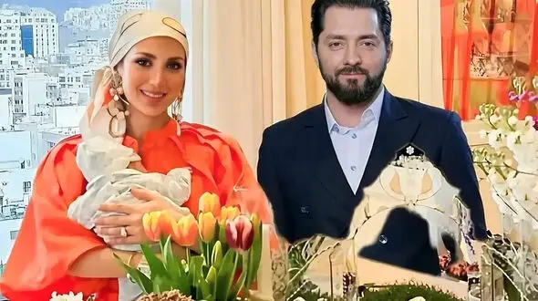 دکوراسیون خاص آشپزخانه مینا مختاری و بهرام رادان؛ کابینت های سفید و نورپردازی جذاب