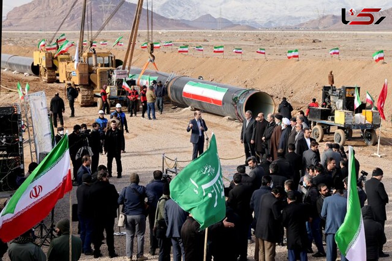 آغاز اجرای خط انتقال آب از خلیج فارس به یزد با حضور رئیس جمهور