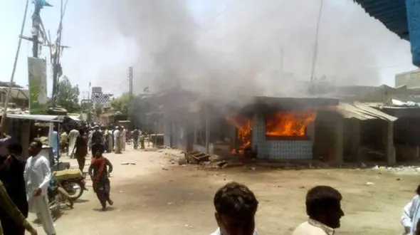 مطب کلینیک دامپزشک هندی به خاطر کفرگویی به آتش کشیده شد+ تصاویر