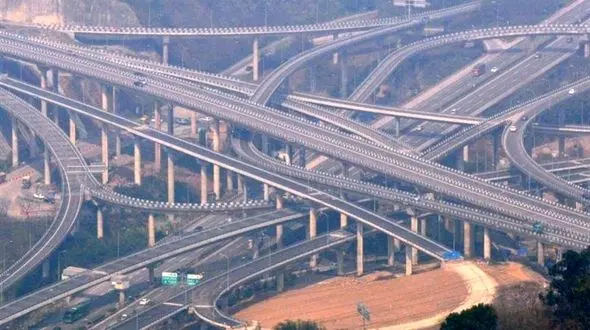  پیچیده‌ترین پل روگذر جهان+تصاویر 