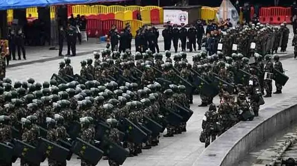 سلاح عجیب پلیس چین + عکس