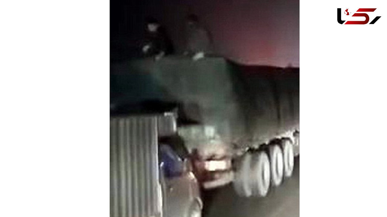 عجیب ترین دزدی از کامیون در حال حرکت +تصاویر 