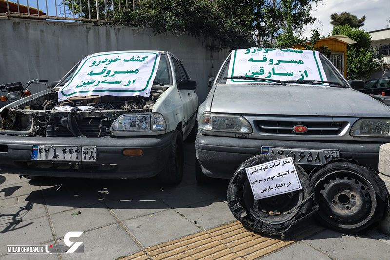 دستگیری سارقان خودرو و موتورسیکلت شهرک قدس