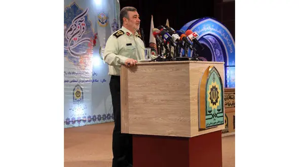 باحضور سردار اشتری؛ مراسم اختتامیه سی و دومین مسابقات قران نیروهای مسلح برگزار شد