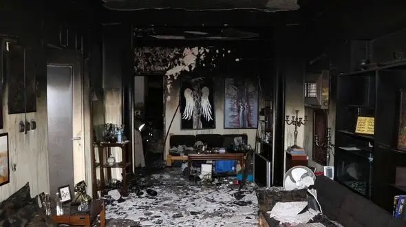 نجات 5 نفر از آتش سوزی در خیابان وصال تهران + فیلم و عکس