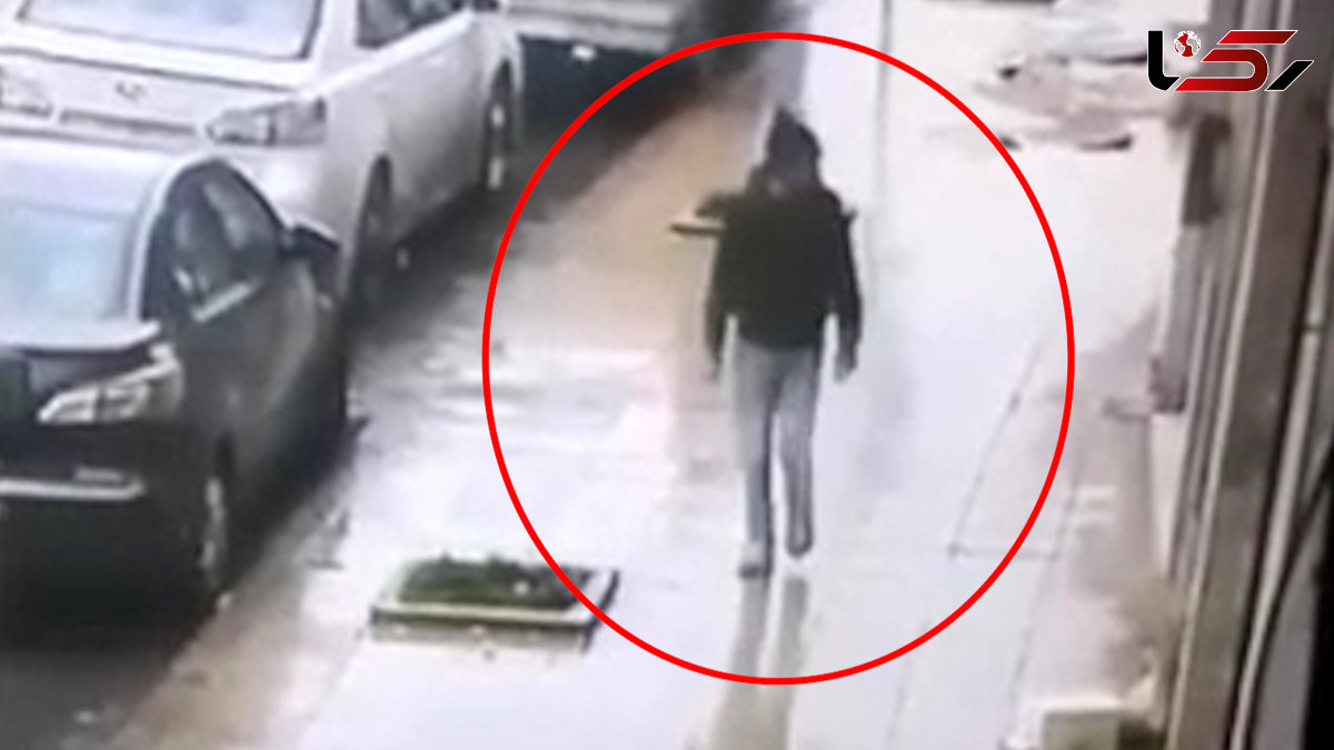 فیلم باورنکردنی از  صحنه مرگ هولناک پسر جوان در پیاده رو 