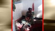 عکس جسد یک ارتشی بعد از خودکشی با شلیک گلوله /  درکرمانشاه رخ داد