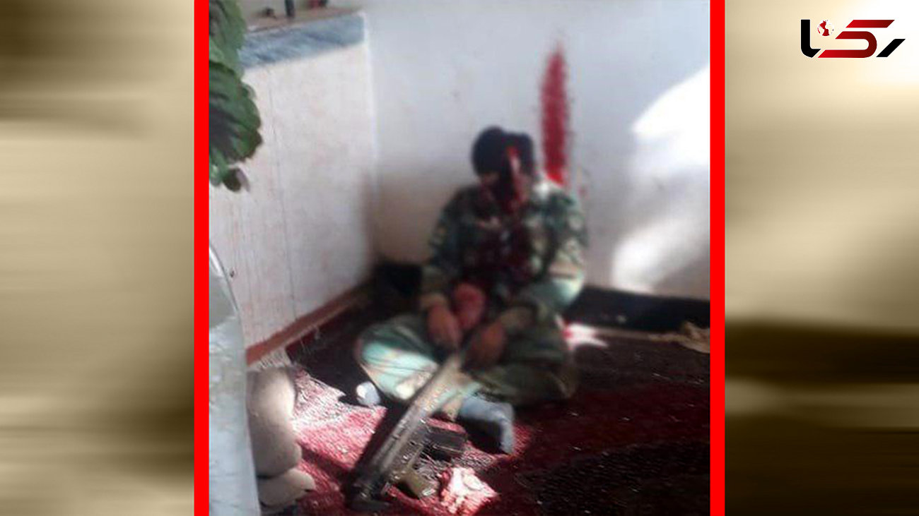 عکس جسد یک ارتشی بعد از خودکشی با شلیک گلوله /  درکرمانشاه رخ داد