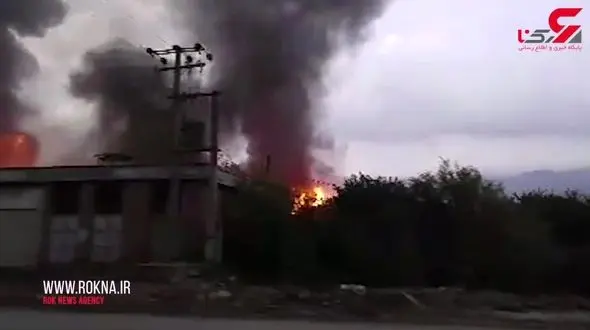 انفجار بزرگ در بهشهر /مغازه ها زنجیروار آتش گرفتند+ فیلم