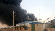 فیلم لحظه آتش سوزی کارخانه مواد غذایی طبیعت / بامداد امروز رخ داد