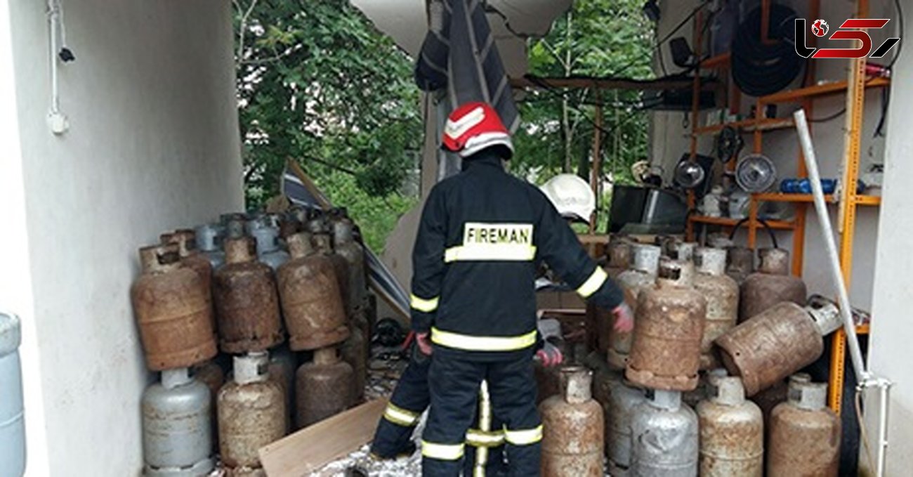 هشدار در رابطه با آتش گرفتن سیلندر گاز/ سیلندر‌های آتش گرفته منفجر نمی‌شوند 