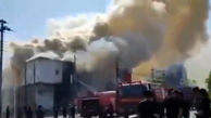 ببینید / اولین تصاویر از آتش‌سوزی در نیروگاه بصره / قطعی برق در جنوب و مرکز عراق + فیلم
