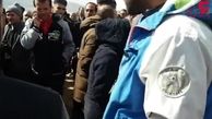 اعتراض شدید زن گریان در محل سقوط هواپیما / چرا عزیزان ما را زنده به گور می کنید؟ + فیلم