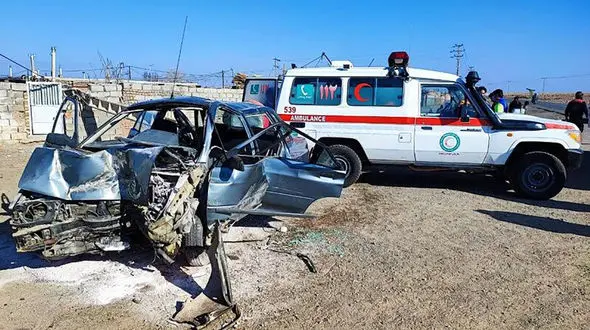 مرگ دانش آموز نیشابوری در تصادف هولناک / تصادف سرویس مدرسه و خودروی دانش آموزان در 3 روز متفاوت