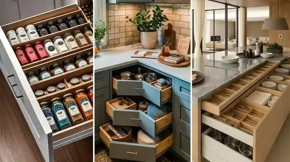 روش‌ های ساده و کاربردی برای مرتب کردن کشوهای آشپزخانه