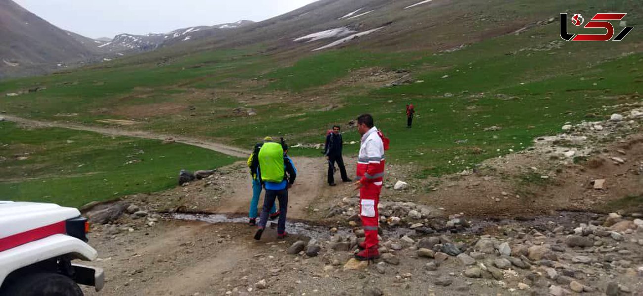 نجات مرد ۴۳ ساله در دامنه های کوه سبلان