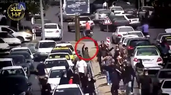 فیلم بازداشت و اعتراف کوکتل مولوتوف انداز در شیراز / با پهپاد شناسایی شد