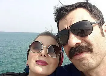 فیلم/ قصه عشق 20 سالگی رویا میرعلمی بازیگر سریال دلدادگان  و همسر سیبیلویش: من محو سیگار کشیدن همسرم شدم