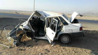 تصادف هولناک پراید با پایه بتونی پل هوایی در تهران / راننده در دم جان باخت