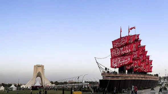 پاسخ شهرداری تهران به نگرانی ها درباره آسیب به برج آزادی با ایجاد سازه «کشتی، سفینه نجات»