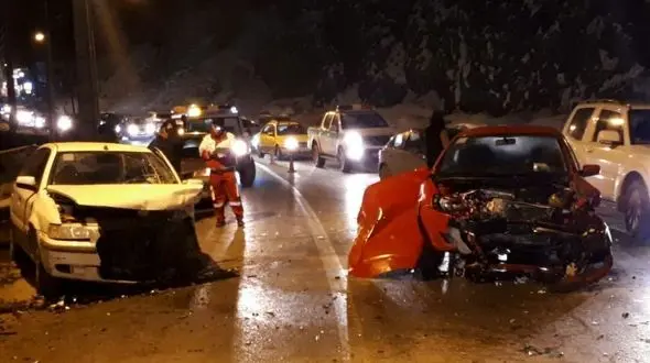 تصادف در فشم + عکس