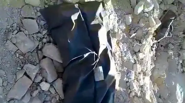 فیلم لحظه مرگ یک مرد ناشناس هنگام تخریب ملک شهرداری تهران