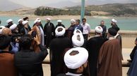 بازدید ائمه جمعه استان تهران از سد لتیان 