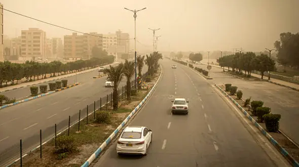 وضعیت هوای اهواز قرمز شد!