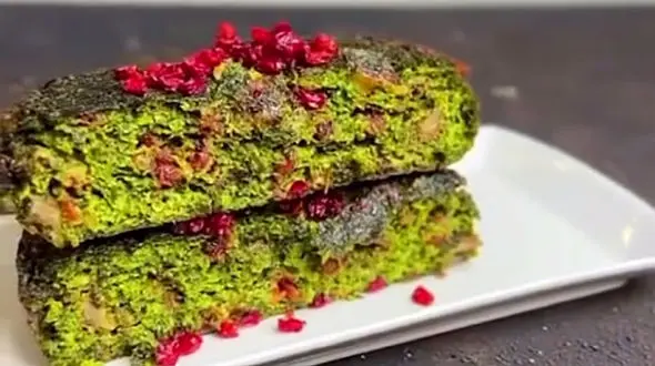 چطور یه کوکو سبزی ترد و پفکی درست کنیم؟ + فیلم