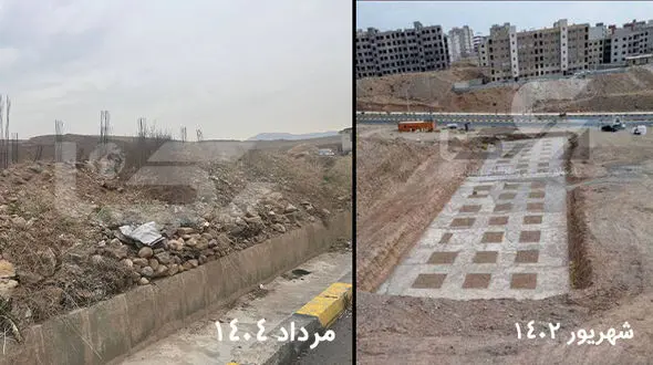 علف های هرز به جای خانه های مسکن ملی! / قصور وزارت راه و شهرسازی در پروژه حافظ هشتگرد