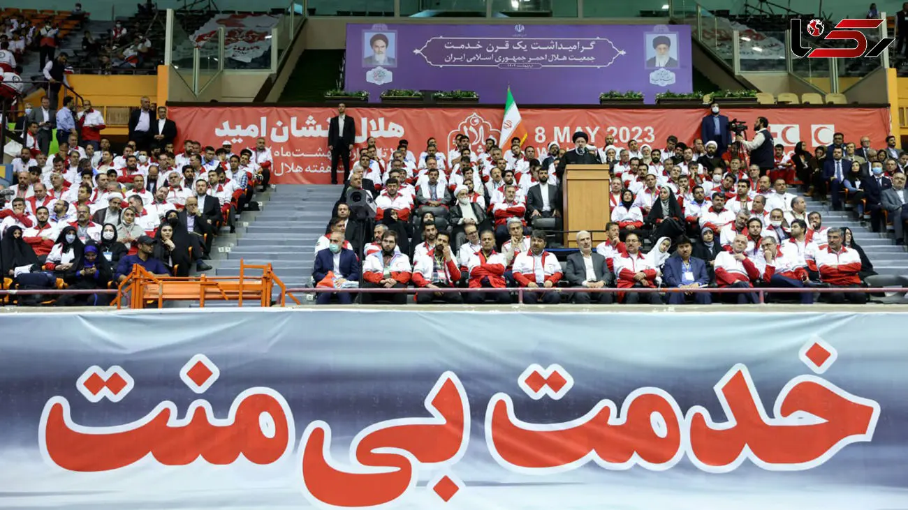 پاسداشت خدمات گرانمایه و ارزشمند هلال احمر به مردم در کلام نمی گنجد