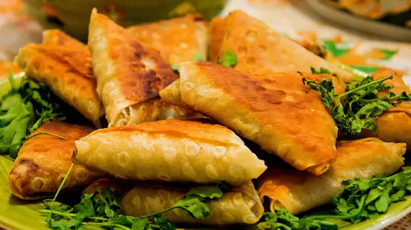 سمبوسه خانگی غذای فوری و رژیمی+دستور تهیه