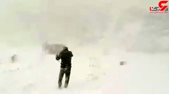 وضعیت وخیم آب و هوایی محل سقوط هواپیمای آسمان + فیلم